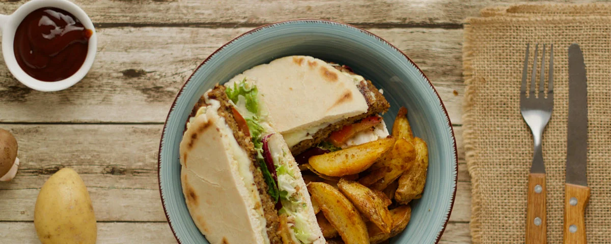 Recipe kit Portobello and red bean burger